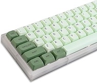 Matcha Keycaps PBT Dye-Sublimation XDA Profile English Custom Keycaps 60 Percent ANSI US Layout for 