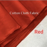 100 PW Red Cotton Cloth Fabric 33 inch Chinese Traditional Wedding House New Year deco 85cm 33inches