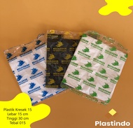 Kantong Plastik KRESEK 15x30 cm isi 30 lembar - Kresek hitam - Kresek Bening - Kresek Putih