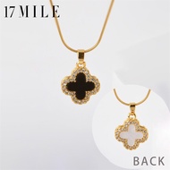4 Leaf Clover Necklace for Women 18K Gold Snake Chain Pendant Accessories Hypoallergenic Jewelry