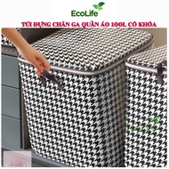 Large Clothes Duvet Bag, Large Clothes Pillow Bag with Zipper Cover 100L