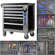 SB TOOLS 324Pcs Proffesional Premium Cabinet Tool Set | Drawer Set | Trolley Tool Set