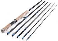 13ft 8-9wt or 14ft 9-10wt 6 Pieces Sections Carbon Spey Fly Fishing Rod Pole Double Hand Medium Fast