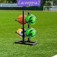 [Lacooppia2] Basketball Storage Rack Space Saver Soccer Holder for Football