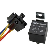 【IMB_good】Car relay with black copper terminals Car relay with relay socket[IMB240223]