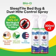 [ Pack of 2 ] Bio-D SleepTite Bed Bug / Dust Mite Control Spray (300 ml)