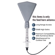 Outdoor cell phone Antenna parabolic 26dbi 600-6500MHz/Band3/5/7/1/8 900MHz 1800MHz 2100MHz 2600MHz 