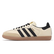 adidas Casual Shoes Samba OG W Women's Milk Tea Color Caramel Sole Leather Gold Label German Trainin