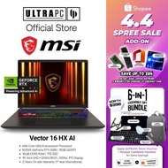MSI Vector 16 HX AI Gaming Laptop — RTX5080 - 16" QHD+ 240Hz - Intel Core Ultra 9 - 16GB RAM (For Ga