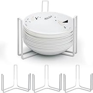 MINGFANITY Dinnerware Bowl Plate Holder Fit for 6.5 Inches Diameters Bowl, Metal Bowl Storage Dying 