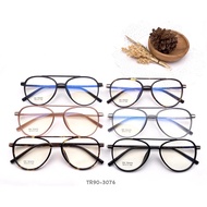 TR90 anti-radiation blueray photochromic aviator minus glasses