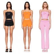 I.AM.GIA iamgia2025 Thin Stretch Printed Tube Top with Line Design