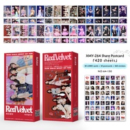 BTS BLACKPINK SK EN Star Card Greeting Card Handbook Sticker 420 Postcards