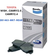 (REAR) BRAKE PAD DISC TOYOTA CAMRY ACV30,ACV31,WISH ZNE10 ST246 ZGE20,HARRIER ACU20,MCU30 CHERY EASTAR 2.4 DB1463MKT