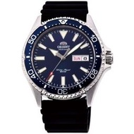 【幸福媽咪】ORIENT 東方錶 WATER RESISTANT系列 200m潛水錶 膠帶款 藍色 RA-AA0006L