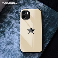 HP HS09 Case Xioami Redmi A2 Softcase Glass Kaca - Hardcase 2D Glossy - Protective Phone Case Latest