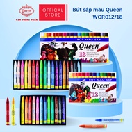 [QUEEN] Genuine Crayons 12 Colors /18 Colors/ 24 Colors Queen (Queen) PC-018 PC 018, Scented, Bright
