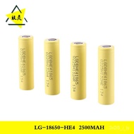 🚚South Korea3.7V LG18650HE4Lithium Battery Core 2500mAhMobile Power Battery Notebook Lithium Battery Core