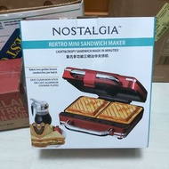 nostalgia 三文治 麵包機 飛碟機 rertro mini sandwich maker