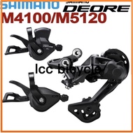 Shimano Deore M4100 MTB Mountain Bike Groupset 10 Speed RD-M5120 Rear Derailleur SL-M4100 Right Shif