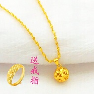 Kalung Lapis Emas 24k 999 Asli Gaya Vietnam Sha Untuk Pere