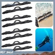 [Fanicas.my] 1Pair Diving Fin Strap with Quick Release Buckles Adjustable Fin Strap TPR Fin Straps R