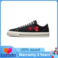 Warranty 3 Years COMME DES GARÇONS PLAY X CONVERSE ONE STA Men's and Women's CANVAS SHOES A01791C รองเท้าวิ่ง รองเท้าผ้าใบ รองเท้าสเก็ตบอร์ด The Same Style In The Store