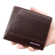 Men Wallets Solid Color Retro Short Wallet Coin Bag Zipper Clutch Wallets Multi-Card Position Travel Purses Coin Pouch ID Credit Cards Holders Wallets Nubuck Leather Wallet