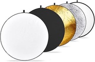 NEEWER 60CM 22-Inch 5 in 1 Light Multi Photo Collapsible Reflector