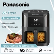 Panasonic Air Fryer Household Oven 1500W Smart Cooking Preset Menus Touch Screen 360° Hot Air Circul