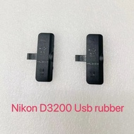 1PCS For Nikon D3200 Side USB MIC HDMI Cover Door Cap Rubber Repair Part