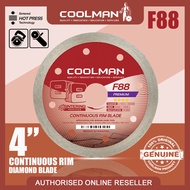 COOLMAN F88 PREMIUM 105MM (4") CUTTING BLADE
