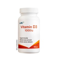 LAC Vitamin D3 1000IU Softgel 180s