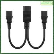 IEC320 C14 To 2X IEC320 C13 Y Cable Splitter Cable Adapter Cable For PC And Printer