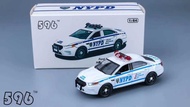 ZXH 596 Modelo 1:64 H1 Police Car Alloy Car Model
