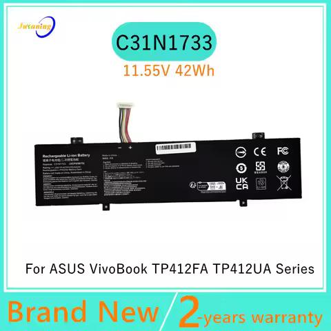 11.55V 42Wh C31N1733 Laptop battery For ASUS VivoBook Flip 14 TP412FA TP412UA 0B200-02970000 0B20002