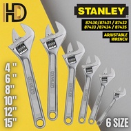 STANLEY Chrome Adjustable Wrench / STANLEY 4" & 6" & 8" & 10" & 12" & 15" Adjustable Wrench Spanner 