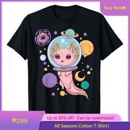 SARA Space Axolotl Kawaii Pastel Goth Anime Aesthetic Nu-Goth T-Shirt Awesome Outfit Cute Astronaut