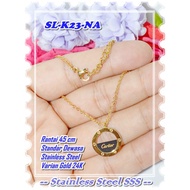 Original SL-K23-NA Gold 24K Stainless Steel Necklace