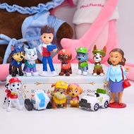 12pcs Paw Patrol Patrulla Canina Anime figure Action Figures Puppy Car Toy Patroling Canine Toys for