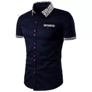 HDD_ASON SHIRT COMBINATION BATIK SLIM FIT SHORT SLEEVE