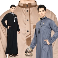 AZFAR Men's Robe - Muslim Men's Robe - ZAHFIER Long Sleeve Muslim Men's Robe