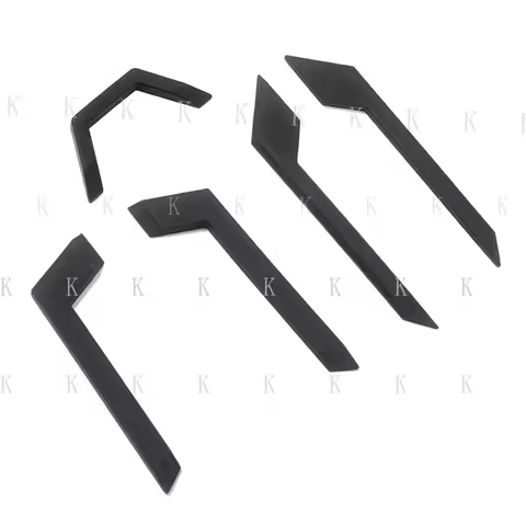 CC Black Set of D-Shell Rubber Feet Strips For ASUS TUF Gaming F15 FX506 FX506LU