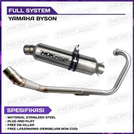 Yamaha Byson Full System Racing Exhaust Round Type Jenong Titan