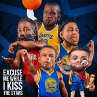 NBA篮球巨星 詹姆斯 库里 哈登手办模型雕像摆件公仔 男生礼物6.27 NBA basketball superstars LeBron James, Stephen Curry, James Ha