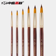 AT/ Transon painting materials 【Round Head6Support】Gouache Pen Art Brush Watercolor Pen Gouache Supplies Set Professiona
