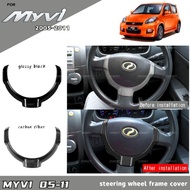 Perodua myvi ezi se se2 2005 2008 2010  car steering wheel frame cover garnish accessories Glossy Bl