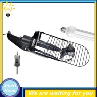 [Hmou] UVB 2.4 Bird Cage Light Combo Kit, 20W UVB Bird Light Bulb, Deep U-Shaped Lamp Fixture with F