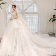 SOLANI Tube top light gaun pengantin utama 2021 pengantin baru Prancis