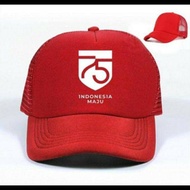 Trucker net hat 17 August white logo